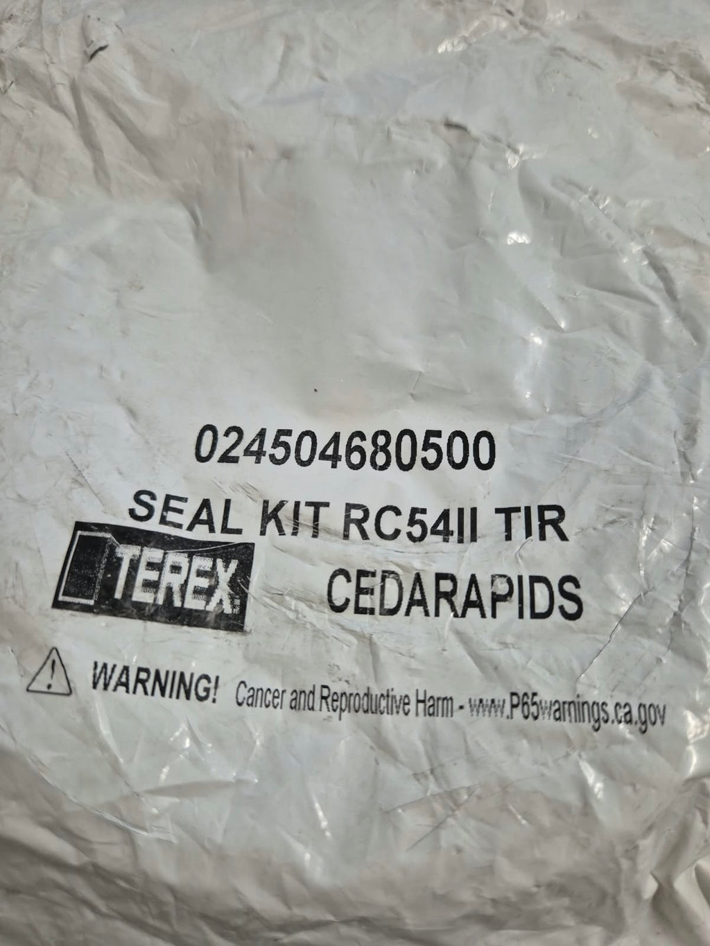 RELIEF CYLINDER SEAL KIT